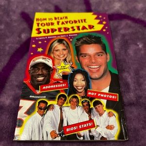 How to Reach Your Favorite Superstar Book by Cara J. Stevens & Larry P. Stevens